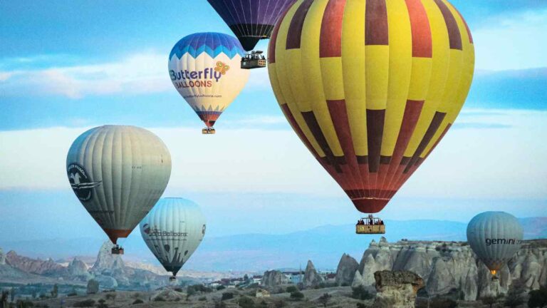 Hot Air Balloon Rides at Jaisalmer Desert Festival