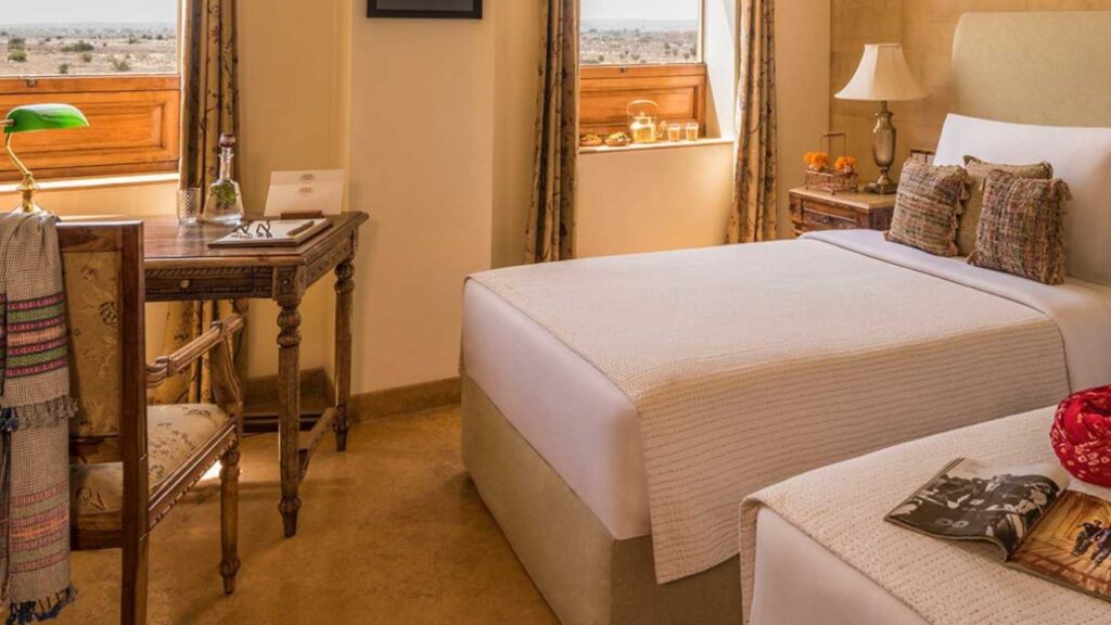 Rooms And Suites With Traditional And Modern Amenities at Suryagarh Jaisalmer